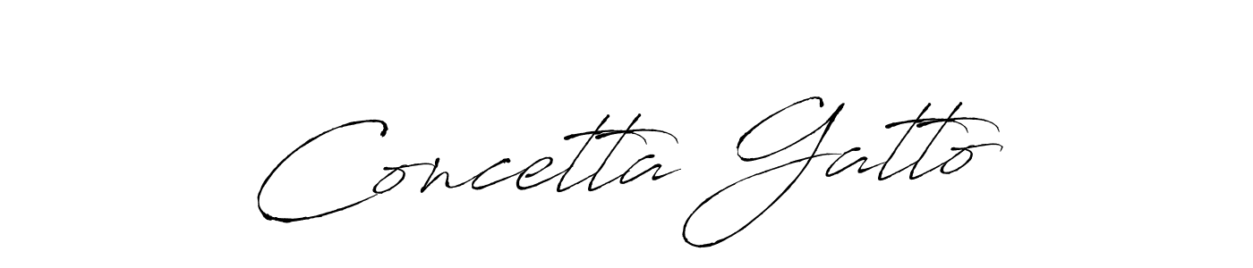 Use a signature maker to create a handwritten signature online. With this signature software, you can design (Antro_Vectra) your own signature for name Concetta Gatto. Concetta Gatto signature style 6 images and pictures png