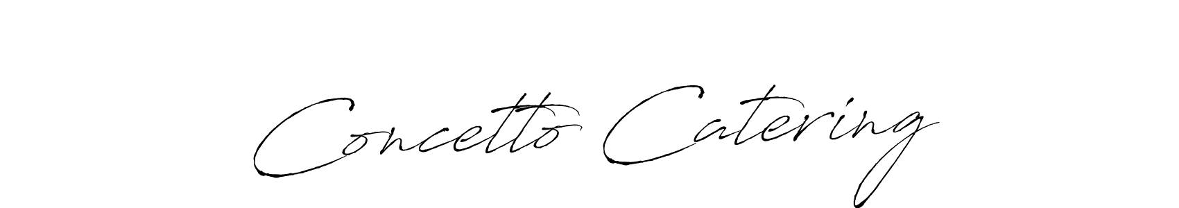 See photos of Concetto Catering official signature by Spectra . Check more albums & portfolios. Read reviews & check more about Antro_Vectra font. Concetto Catering signature style 6 images and pictures png