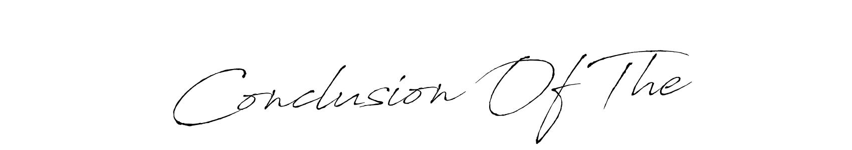 if you are searching for the best signature style for your name Conclusion Of The. so please give up your signature search. here we have designed multiple signature styles  using Antro_Vectra. Conclusion Of The signature style 6 images and pictures png