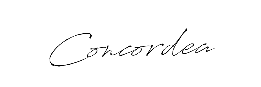 How to make Concordea name signature. Use Antro_Vectra style for creating short signs online. This is the latest handwritten sign. Concordea signature style 6 images and pictures png