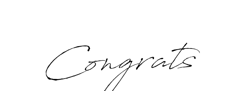 Also we have Congrats name is the best signature style. Create professional handwritten signature collection using Antro_Vectra autograph style. Congrats signature style 6 images and pictures png