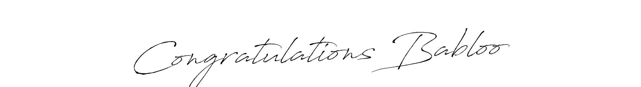 Congratulations Babloo stylish signature style. Best Handwritten Sign (Antro_Vectra) for my name. Handwritten Signature Collection Ideas for my name Congratulations Babloo. Congratulations Babloo signature style 6 images and pictures png