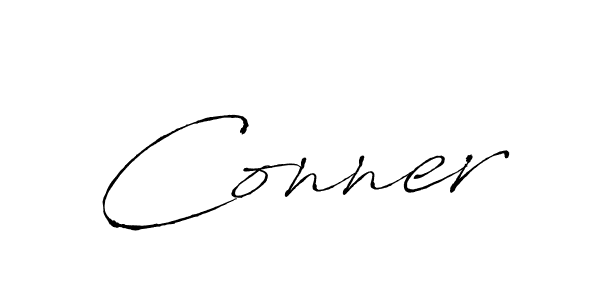 How to make Conner name signature. Use Antro_Vectra style for creating short signs online. This is the latest handwritten sign. Conner signature style 6 images and pictures png