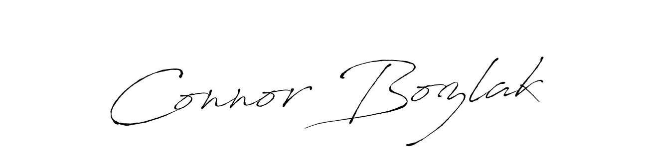 You should practise on your own different ways (Antro_Vectra) to write your name (Connor Bozlak) in signature. don't let someone else do it for you. Connor Bozlak signature style 6 images and pictures png