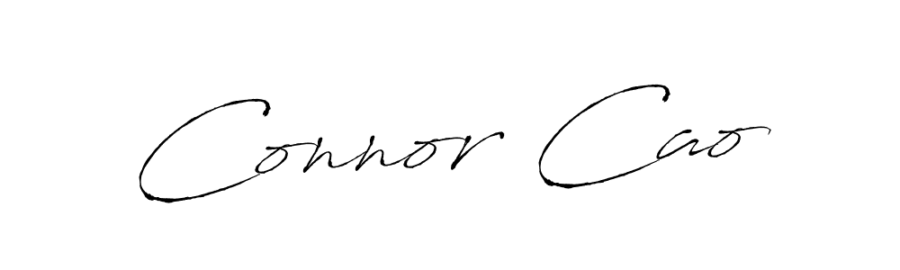 How to make Connor Cao name signature. Use Antro_Vectra style for creating short signs online. This is the latest handwritten sign. Connor Cao signature style 6 images and pictures png