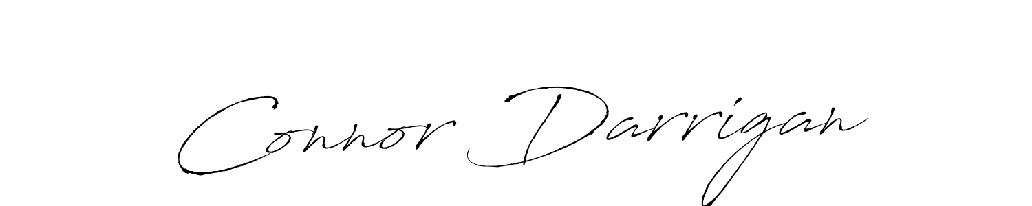 Create a beautiful signature design for name Connor Darrigan. With this signature (Antro_Vectra) fonts, you can make a handwritten signature for free. Connor Darrigan signature style 6 images and pictures png
