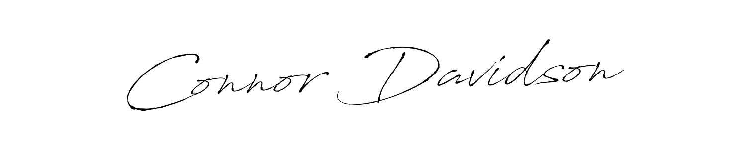 You should practise on your own different ways (Antro_Vectra) to write your name (Connor Davidson) in signature. don't let someone else do it for you. Connor Davidson signature style 6 images and pictures png