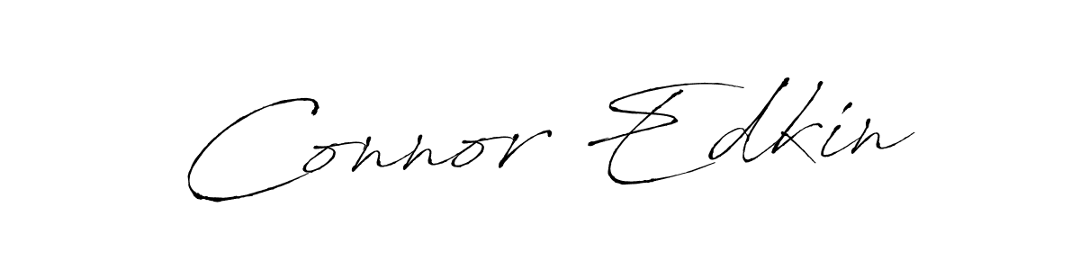 How to make Connor Edkin name signature. Use Antro_Vectra style for creating short signs online. This is the latest handwritten sign. Connor Edkin signature style 6 images and pictures png