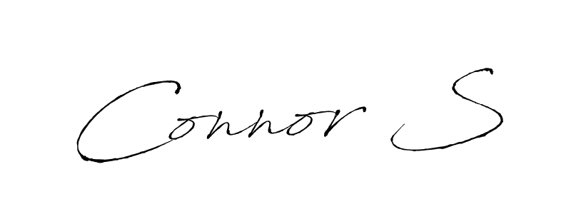 Create a beautiful signature design for name Connor S. With this signature (Antro_Vectra) fonts, you can make a handwritten signature for free. Connor S signature style 6 images and pictures png