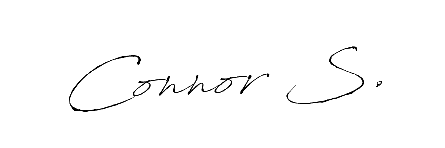 Also You can easily find your signature by using the search form. We will create Connor S. name handwritten signature images for you free of cost using Antro_Vectra sign style. Connor S. signature style 6 images and pictures png