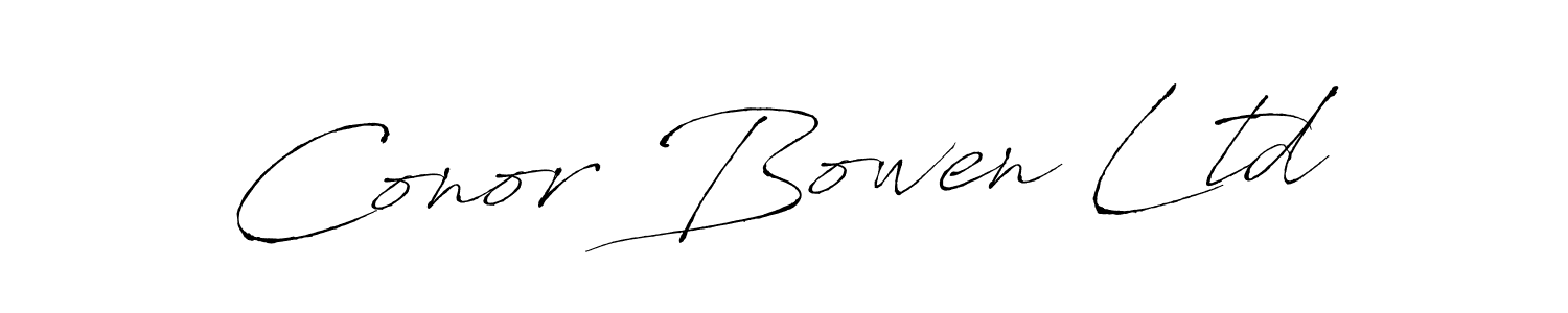 Use a signature maker to create a handwritten signature online. With this signature software, you can design (Antro_Vectra) your own signature for name Conor Bowen Ltd. Conor Bowen Ltd signature style 6 images and pictures png