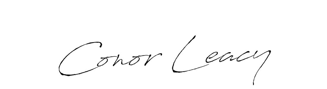 Conor Leacy stylish signature style. Best Handwritten Sign (Antro_Vectra) for my name. Handwritten Signature Collection Ideas for my name Conor Leacy. Conor Leacy signature style 6 images and pictures png