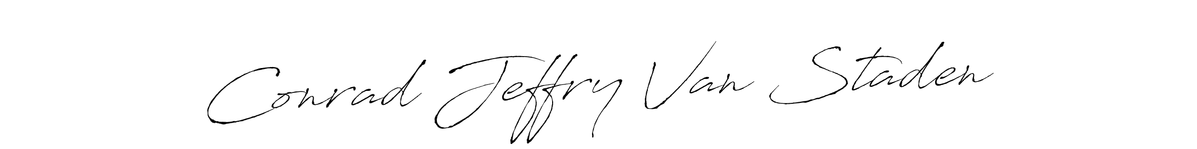 Make a beautiful signature design for name Conrad Jeffry Van Staden. Use this online signature maker to create a handwritten signature for free. Conrad Jeffry Van Staden signature style 6 images and pictures png