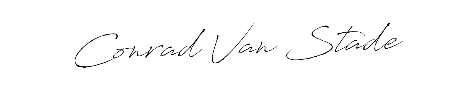 How to make Conrad Van Stade signature? Antro_Vectra is a professional autograph style. Create handwritten signature for Conrad Van Stade name. Conrad Van Stade signature style 6 images and pictures png