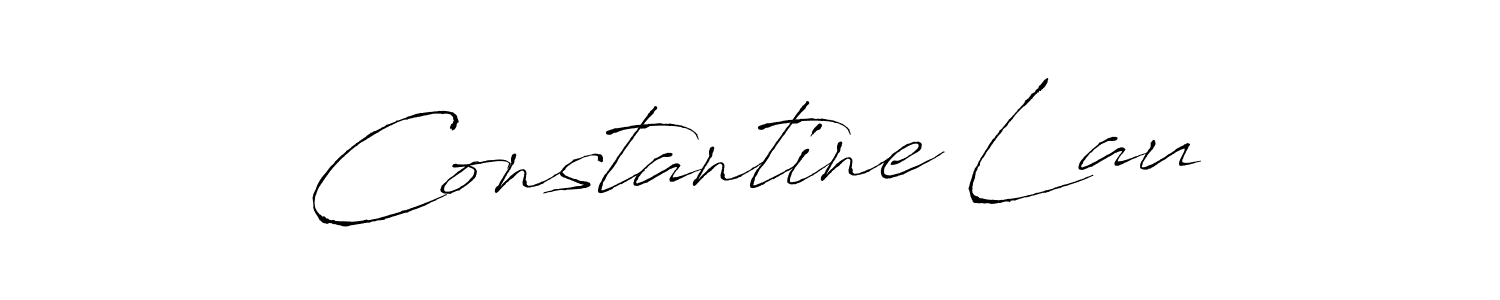 How to Draw Constantine Lau signature style? Antro_Vectra is a latest design signature styles for name Constantine Lau. Constantine Lau signature style 6 images and pictures png