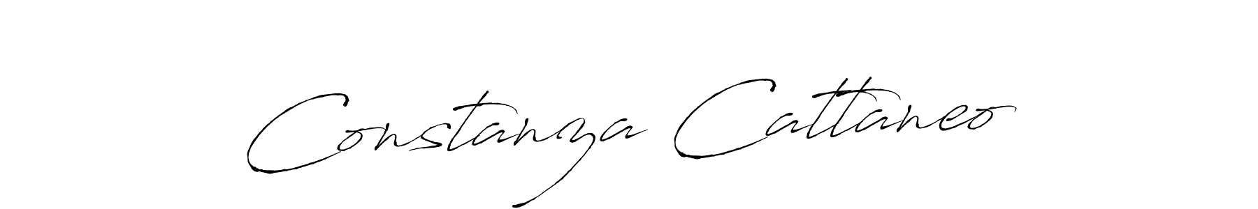 Create a beautiful signature design for name Constanza Cattaneo. With this signature (Antro_Vectra) fonts, you can make a handwritten signature for free. Constanza Cattaneo signature style 6 images and pictures png