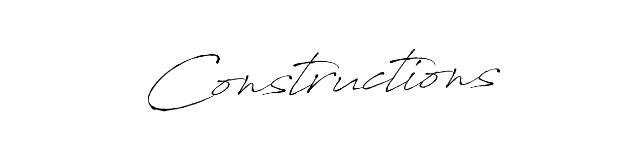How to Draw Constructions signature style? Antro_Vectra is a latest design signature styles for name Constructions. Constructions signature style 6 images and pictures png