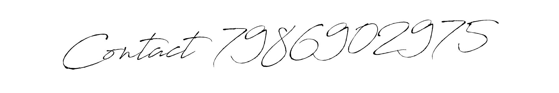 Use a signature maker to create a handwritten signature online. With this signature software, you can design (Antro_Vectra) your own signature for name Contact 7986902975. Contact 7986902975 signature style 6 images and pictures png