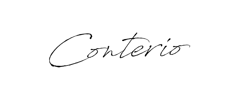 Also we have Conterio name is the best signature style. Create professional handwritten signature collection using Antro_Vectra autograph style. Conterio signature style 6 images and pictures png