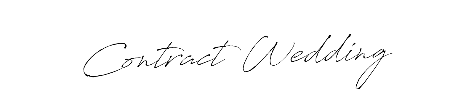 The best way (Antro_Vectra) to make a short signature is to pick only two or three words in your name. The name Contract Wedding include a total of six letters. For converting this name. Contract Wedding signature style 6 images and pictures png