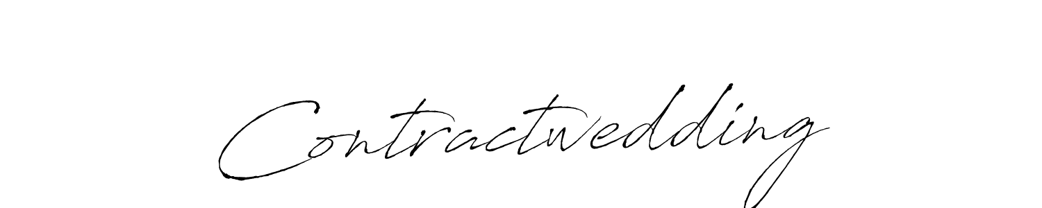 Also we have Contractwedding name is the best signature style. Create professional handwritten signature collection using Antro_Vectra autograph style. Contractwedding signature style 6 images and pictures png