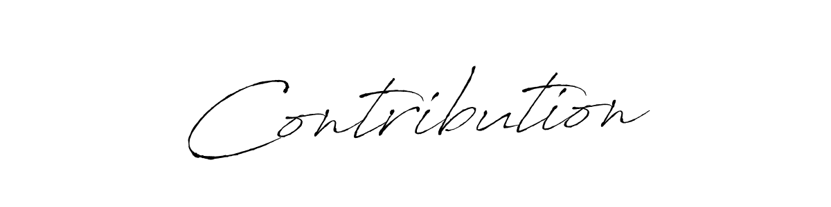 Create a beautiful signature design for name Contribution. With this signature (Antro_Vectra) fonts, you can make a handwritten signature for free. Contribution signature style 6 images and pictures png