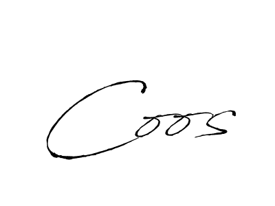 You should practise on your own different ways (Antro_Vectra) to write your name (Coos) in signature. don't let someone else do it for you. Coos signature style 6 images and pictures png