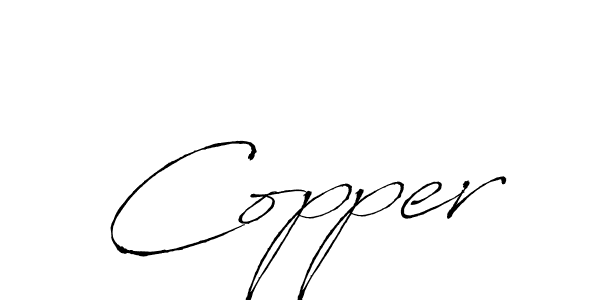 Copper stylish signature style. Best Handwritten Sign (Antro_Vectra) for my name. Handwritten Signature Collection Ideas for my name Copper. Copper signature style 6 images and pictures png
