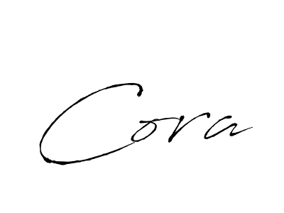 How to make Cora signature? Antro_Vectra is a professional autograph style. Create handwritten signature for Cora name. Cora signature style 6 images and pictures png
