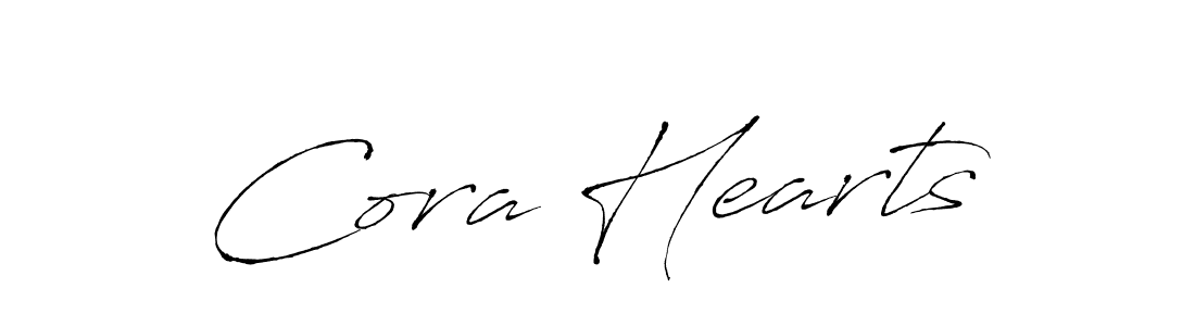You should practise on your own different ways (Antro_Vectra) to write your name (Cora Hearts) in signature. don't let someone else do it for you. Cora Hearts signature style 6 images and pictures png