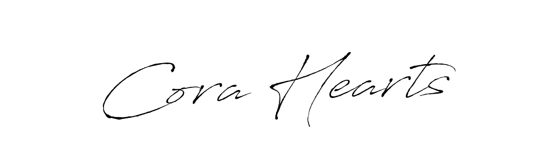 The best way (Antro_Vectra) to make a short signature is to pick only two or three words in your name. The name Cora Hearts include a total of six letters. For converting this name. Cora Hearts signature style 6 images and pictures png