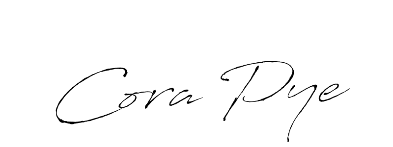 Similarly Antro_Vectra is the best handwritten signature design. Signature creator online .You can use it as an online autograph creator for name Cora Pye. Cora Pye signature style 6 images and pictures png