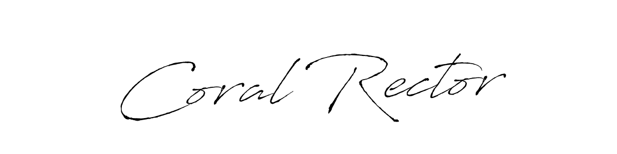 See photos of Coral Rector official signature by Spectra . Check more albums & portfolios. Read reviews & check more about Antro_Vectra font. Coral Rector signature style 6 images and pictures png