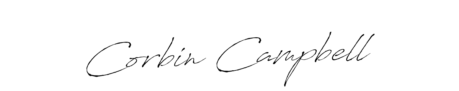 Make a beautiful signature design for name Corbin Campbell. With this signature (Antro_Vectra) style, you can create a handwritten signature for free. Corbin Campbell signature style 6 images and pictures png