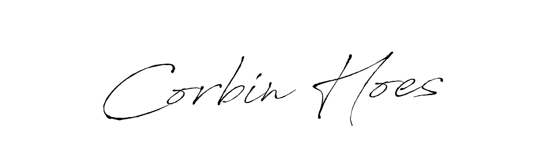 Use a signature maker to create a handwritten signature online. With this signature software, you can design (Antro_Vectra) your own signature for name Corbin Hoes. Corbin Hoes signature style 6 images and pictures png