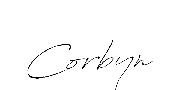 Create a beautiful signature design for name Corbyn. With this signature (Antro_Vectra) fonts, you can make a handwritten signature for free. Corbyn signature style 6 images and pictures png