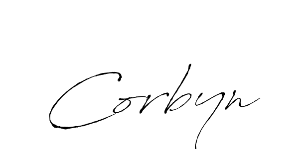 Design your own signature with our free online signature maker. With this signature software, you can create a handwritten (Antro_Vectra) signature for name Corbyn. Corbyn signature style 6 images and pictures png