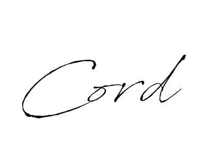 Use a signature maker to create a handwritten signature online. With this signature software, you can design (Antro_Vectra) your own signature for name Cord. Cord signature style 6 images and pictures png