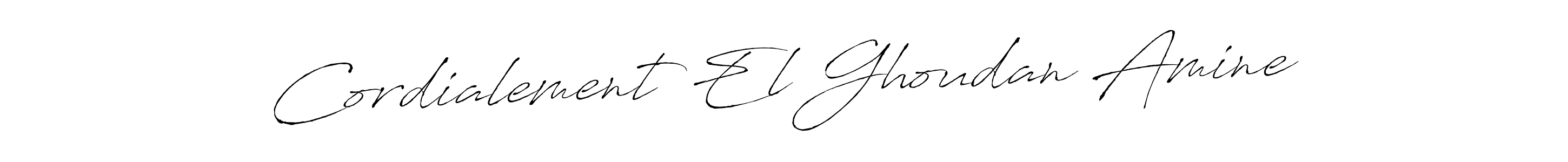 You should practise on your own different ways (Antro_Vectra) to write your name (Cordialement El Ghoudan Amine) in signature. don't let someone else do it for you. Cordialement El Ghoudan Amine signature style 6 images and pictures png