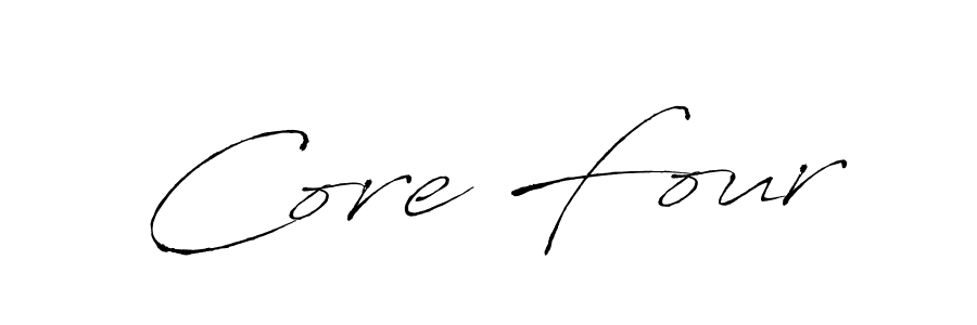 Create a beautiful signature design for name Core Four. With this signature (Antro_Vectra) fonts, you can make a handwritten signature for free. Core Four signature style 6 images and pictures png