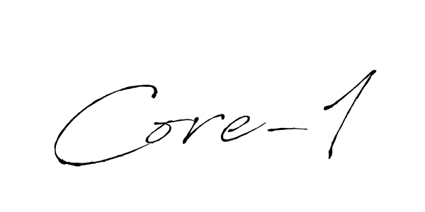 How to Draw Core-1 signature style? Antro_Vectra is a latest design signature styles for name Core-1. Core-1 signature style 6 images and pictures png