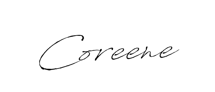 It looks lik you need a new signature style for name Coreene. Design unique handwritten (Antro_Vectra) signature with our free signature maker in just a few clicks. Coreene signature style 6 images and pictures png