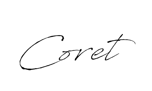 How to Draw Coret signature style? Antro_Vectra is a latest design signature styles for name Coret. Coret signature style 6 images and pictures png