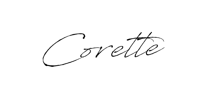 How to make Corette name signature. Use Antro_Vectra style for creating short signs online. This is the latest handwritten sign. Corette signature style 6 images and pictures png