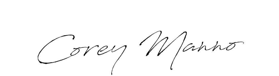 Antro_Vectra is a professional signature style that is perfect for those who want to add a touch of class to their signature. It is also a great choice for those who want to make their signature more unique. Get Corey Manno name to fancy signature for free. Corey Manno signature style 6 images and pictures png