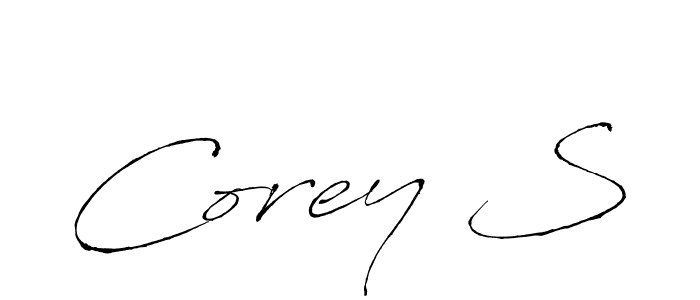 This is the best signature style for the Corey S name. Also you like these signature font (Antro_Vectra). Mix name signature. Corey S signature style 6 images and pictures png