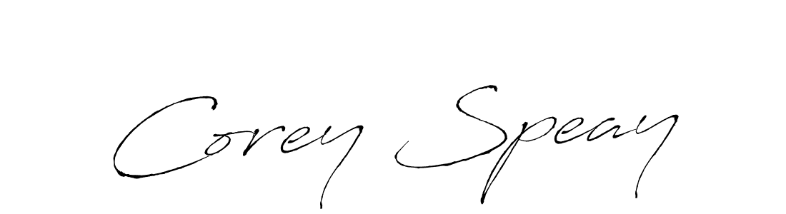 Antro_Vectra is a professional signature style that is perfect for those who want to add a touch of class to their signature. It is also a great choice for those who want to make their signature more unique. Get Corey Speay name to fancy signature for free. Corey Speay signature style 6 images and pictures png
