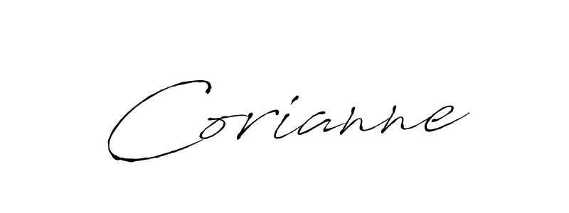 Once you've used our free online signature maker to create your best signature Antro_Vectra style, it's time to enjoy all of the benefits that Corianne name signing documents. Corianne signature style 6 images and pictures png