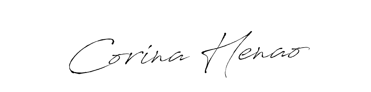 You should practise on your own different ways (Antro_Vectra) to write your name (Corina Henao) in signature. don't let someone else do it for you. Corina Henao signature style 6 images and pictures png