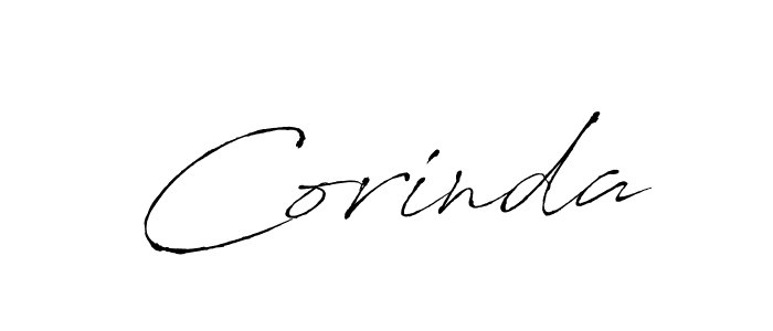 How to make Corinda name signature. Use Antro_Vectra style for creating short signs online. This is the latest handwritten sign. Corinda signature style 6 images and pictures png